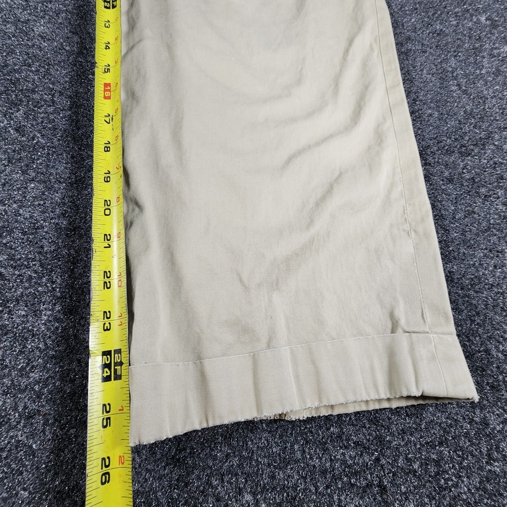 Bill's Khakis Chino Pants Men 38x26 Beige Pleated Cuffed Classic M2P Made USA - Picture 16 of 16